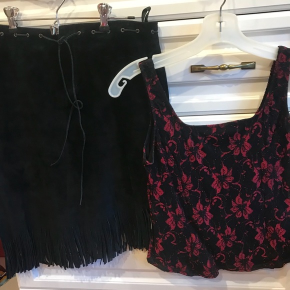 Red and Black Tank Top. - Picture 1 of 3